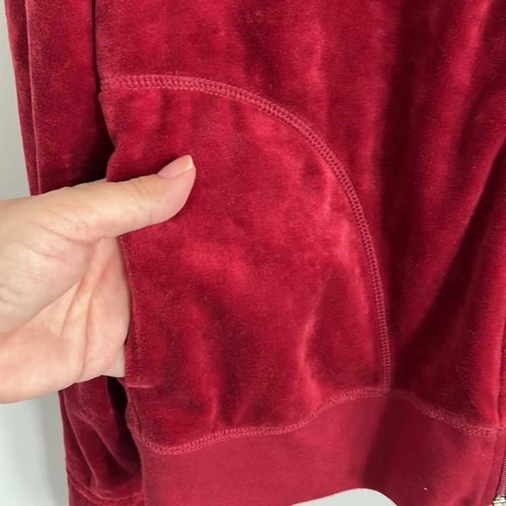 BCBG velour‎ track suit zip up jacket - Picture 4 of 8